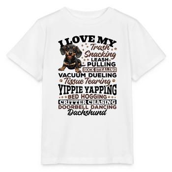 Dachshund Doxie Wiener Dog Breed - Stanley/Stella MINI CREATOR Kids’ T-Shirt - white - Front - Maike (125cm)