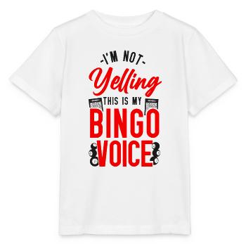 Bingo Player I'm Not Yelling This - Stanley/Stella MINI CREATOR Kids’ T-Shirt - white - Front - Maike (125cm)
