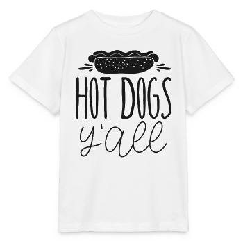 Hot Dog Adult Girl Hot Dogs Y'All - Stanley/Stella MINI CREATOR Kids’ T-Shirt - white - Front - Maike (125cm)