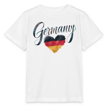 Allemagne Allemagne Allemand GER Almanya Alemania - T-shirt bio MINI CREATOR Stanley/Stella Enfant - blanc - Devant - Maike (125cm)