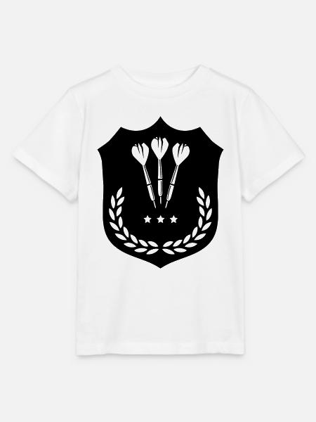 dart wappen - Stanley/Stella Kinder T-Shirt MINI CREATOR  - Weiß