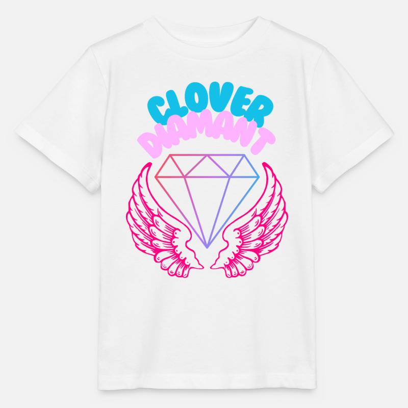 TrèfleDiamondRetro - T-shirt bio MINI CREATOR Stanley/Stella Enfant - blanc