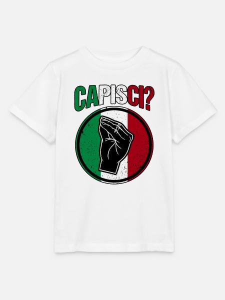 Italien Italiener Capisci - Stanley/Stella Kinder T-Shirt MINI CREATOR - Weiß
