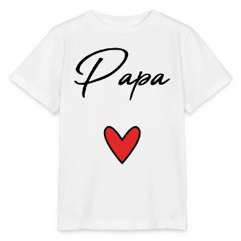 PAPA. VATERTAG. FROHER VATERTAG. ALLES GUTE ZUM GEBURTSTAG. - Stanley/Stella Kinder T-Shirt MINI CREATOR  - Weiß - Vorne - Maike (125cm)