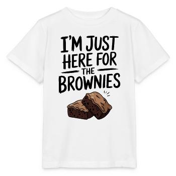 Brownies Saying Pastry Funny Brownie Gift - Stanley/Stella MINI CREATOR Kids’ T-Shirt - white - Front - Maike (125cm)