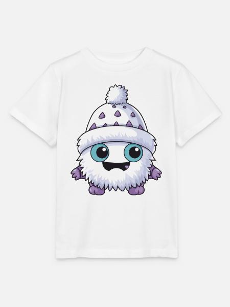 winter monster - Stanley/Stella Kinder T-Shirt MINI CREATOR - Weiß