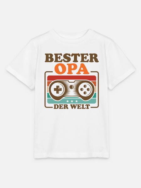 Bester Opa Der Welt - Stanley/Stella Kinder T-Shirt MINI CREATOR  - Weiß