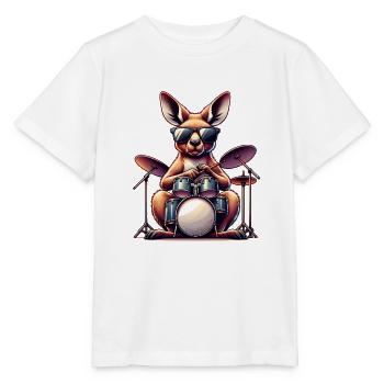 Global - Noir sans Japon Modèle - T-shirt bio MINI CREATOR Stanley/Stella Enfant - blanc - Devant - Maike (125cm)