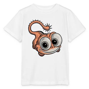 créature fantastique drôle rieur - T-shirt bio MINI CREATOR Stanley/Stella Enfant - blanc - Devant - Maike (125cm)