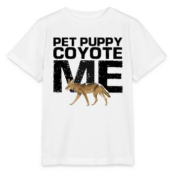 Conception de coyote pour les réacteurs de coyote - T-shirt bio MINI CREATOR Stanley/Stella Enfant - blanc - Devant - Maike (125cm)