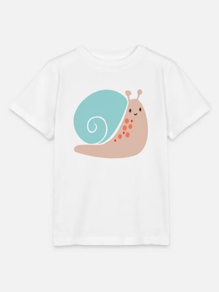 Schnecke - Stanley/Stella T-shirt MINI CREATOR til børn - hvid