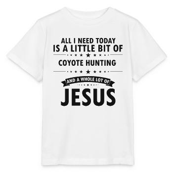Conception de coyote pour les réacteurs de coyote - T-shirt bio MINI CREATOR Stanley/Stella Enfant - blanc - Devant - Maike (125cm)