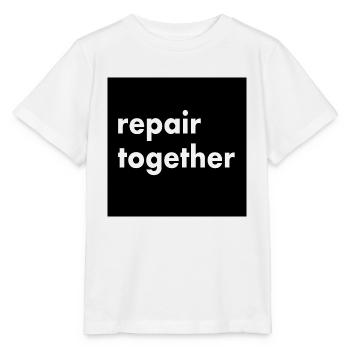 repair together - Stanley/Stella MINI CREATOR Kids’ T-Shirt - white - Front - Maike (125cm)