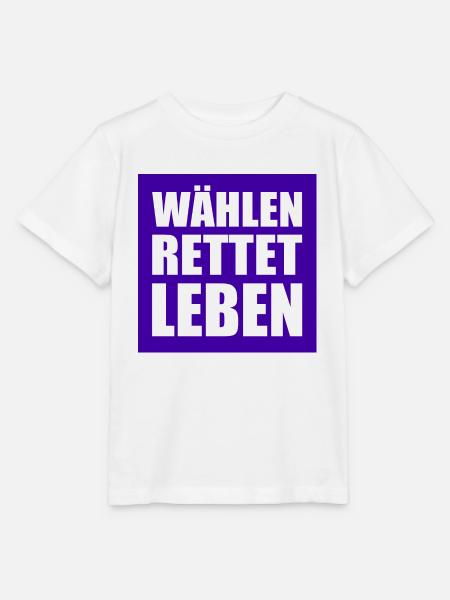 wählen rettet leben - Stanley/Stella Kinder T-Shirt MINI CREATOR  - Weiß