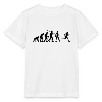 Läufer Evolution Joggen - Stanley/Stella Kinder T-Shirt MINI CREATOR  - Weiß - Vorne - Maike (125cm)