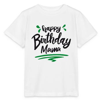 Joyeux anniversaire Maman - Strip Anniversaire - T-shirt bio MINI CREATOR Stanley/Stella Enfant - blanc - Devant - Maike (125cm)