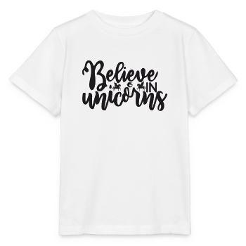 Belief in Unicorn Unicorn - Stanley/Stella MINI CREATOR Kids’ T-Shirt - white - Front - Maike (125cm)