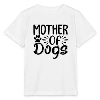 Mutter von Hunden - Stanley/Stella Kinder T-Shirt MINI CREATOR  - Weiß - Vorne - Maike (125cm)