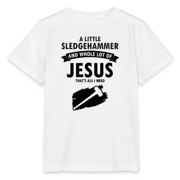 Démolition et rénovation de maisons - T-shirt bio MINI CREATOR Stanley/Stella Enfant - blanc - Devant - Maike (125cm)