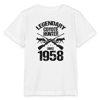 Conception de coyote pour les réacteurs de coyote - T-shirt bio MINI CREATOR Stanley/Stella Enfant - blanc - Devant - Maike (125cm)
