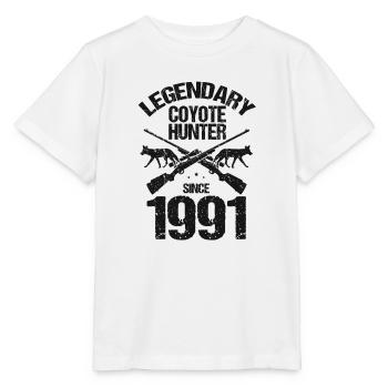 Conception de coyote pour les réacteurs de coyote - T-shirt bio MINI CREATOR Stanley/Stella Enfant - blanc - Devant - Maike (125cm)
