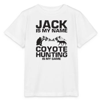 Conception de coyote pour les réacteurs de coyote - T-shirt bio MINI CREATOR Stanley/Stella Enfant - blanc - Devant - Maike (125cm)