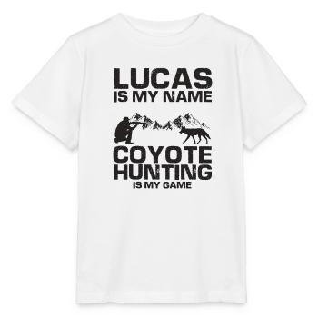 Conception de coyote pour les réacteurs de coyote - T-shirt bio MINI CREATOR Stanley/Stella Enfant - blanc - Devant - Maike (125cm)