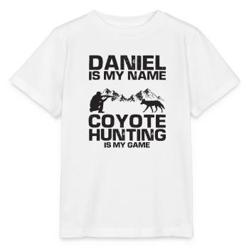 Conception de coyote pour les réacteurs de coyote - T-shirt bio MINI CREATOR Stanley/Stella Enfant - blanc - Devant - Maike (125cm)