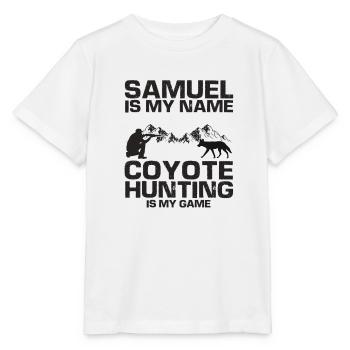 Conception de coyote pour les réacteurs de coyote - T-shirt bio MINI CREATOR Stanley/Stella Enfant - blanc - Devant - Maike (125cm)