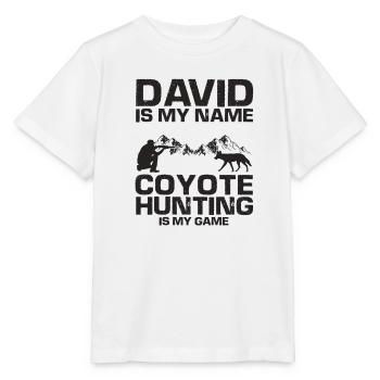 Conception de coyote pour les réacteurs de coyote - T-shirt bio MINI CREATOR Stanley/Stella Enfant - blanc - Devant - Maike (125cm)