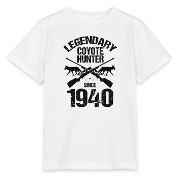 Conception de coyote pour les réacteurs de coyote - T-shirt bio MINI CREATOR Stanley/Stella Enfant - blanc - Devant - Maike (125cm)