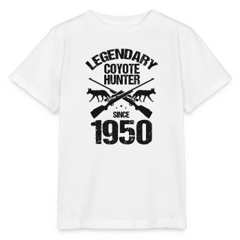Conception de coyote pour les réacteurs de coyote - T-shirt bio MINI CREATOR Stanley/Stella Enfant - blanc - Devant - Maike (125cm)