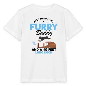 Sports nautiques pour chiens et sports nautiques pour chiens - T-shirt bio MINI CREATOR Stanley/Stella Enfant - blanc - Devant - Maike (125cm)