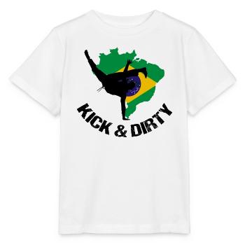 Capoeira pour arts martiaux mixtes et kickboxing - T-shirt bio MINI CREATOR Stanley/Stella Enfant - blanc - Devant - Maike (125cm)