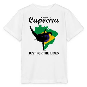 Capoeira pour arts martiaux mixtes et kickboxing - T-shirt bio MINI CREATOR Stanley/Stella Enfant - blanc - Devant - Maike (125cm)