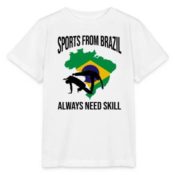 Capoeira for Mixed Martial Arts and Kickboxing - Stanley/Stella MINI CREATOR Kids’ T-Shirt - white - Front - Maike (125cm)