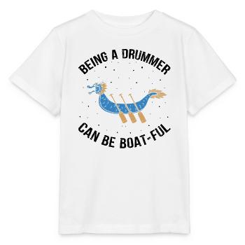 Bateau-dragon et équipage de bateau-dragon - T-shirt bio MINI CREATOR Stanley/Stella Enfant - blanc - Devant - Maike (125cm)