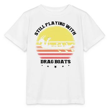 Entraîneur de bateau-dragon et bateau-dragon - T-shirt bio MINI CREATOR Stanley/Stella Enfant - blanc - Devant - Maike (125cm)