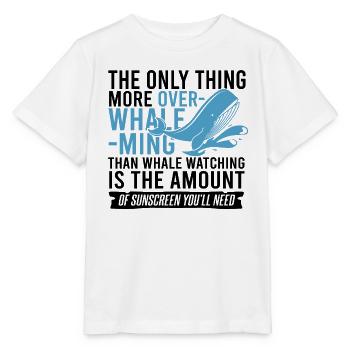 Orca Beobachtung für Buckelwale und Meerwale - Stanley/Stella Kinder T-Shirt MINI CREATOR  - Weiß - Vorne - Maike (125cm)