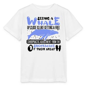 Meeressäuger für Orca-Beobachtung und Buckelwal - Stanley/Stella Kinder T-Shirt MINI CREATOR  - Weiß - Vorne - Maike (125cm)