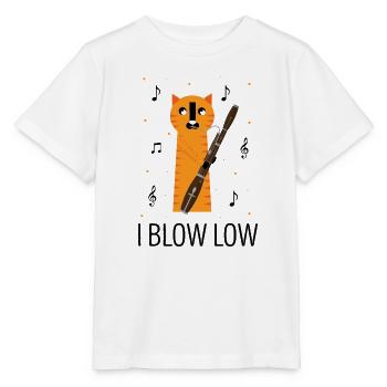 Instrument à vent en bois et instrument à vent basson - T-shirt bio MINI CREATOR Stanley/Stella Enfant - blanc - Devant - Maike (125cm)