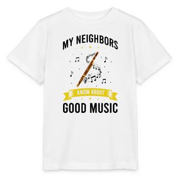 Orchestra and woodwind instrument - Stanley/Stella MINI CREATOR Kids’ T-Shirt - white - Front - Maike (125cm)