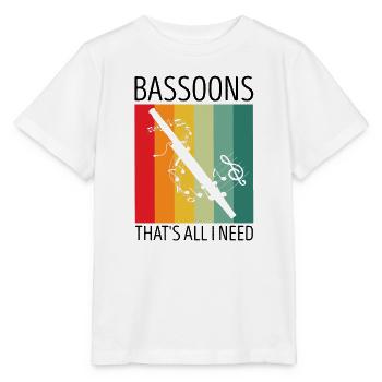 Orchestra and woodwind instrument - Stanley/Stella MINI CREATOR Kids’ T-Shirt - white - Front - Maike (125cm)