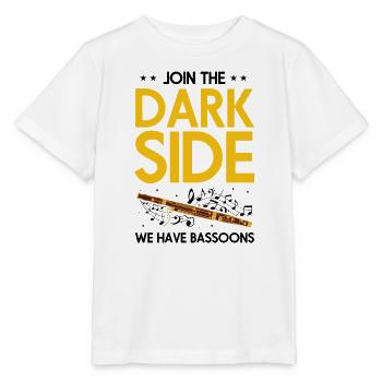 Instrument à vent en bois et instrument à vent basson - T-shirt bio MINI CREATOR Stanley/Stella Enfant - blanc - Devant - Maike (125cm)