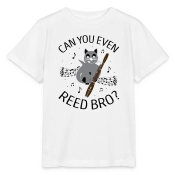 Instrument à vent en bois et instrument à vent basson - T-shirt bio MINI CREATOR Stanley/Stella Enfant - blanc - Devant - Maike (125cm)
