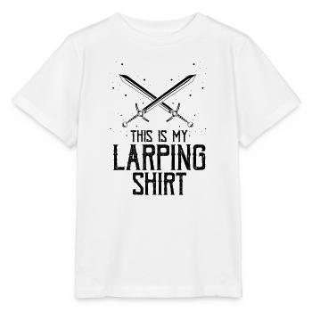 Jeu de rôle en direct pour PNJ et jeu de rôle RPG - T-shirt bio MINI CREATOR Stanley/Stella Enfant - blanc - Devant - Maike (125cm)