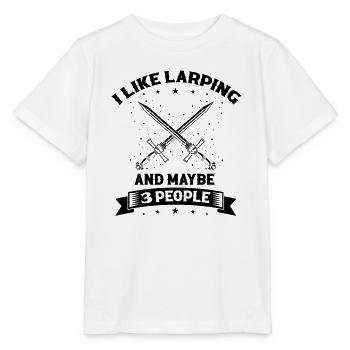 Jeu de rôle en direct pour PNJ et jeu de rôle RPG - T-shirt bio MINI CREATOR Stanley/Stella Enfant - blanc - Devant - Maike (125cm)
