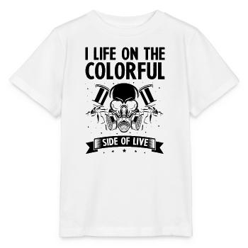 Autolackierer Angebot für Karosseriebauer - Stanley/Stella Kinder T-Shirt MINI CREATOR  - Weiß - Vorne - Maike (125cm)