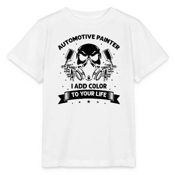 Autolackierer Angebot für Karosserietechniker - Stanley/Stella Kinder T-Shirt MINI CREATOR  - Weiß - Vorne - Maike (125cm)