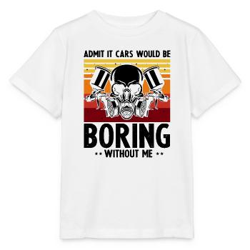 Offre Car Painter pour les peintres automobiles - T-shirt bio MINI CREATOR Stanley/Stella Enfant - blanc - Devant - Maike (125cm)